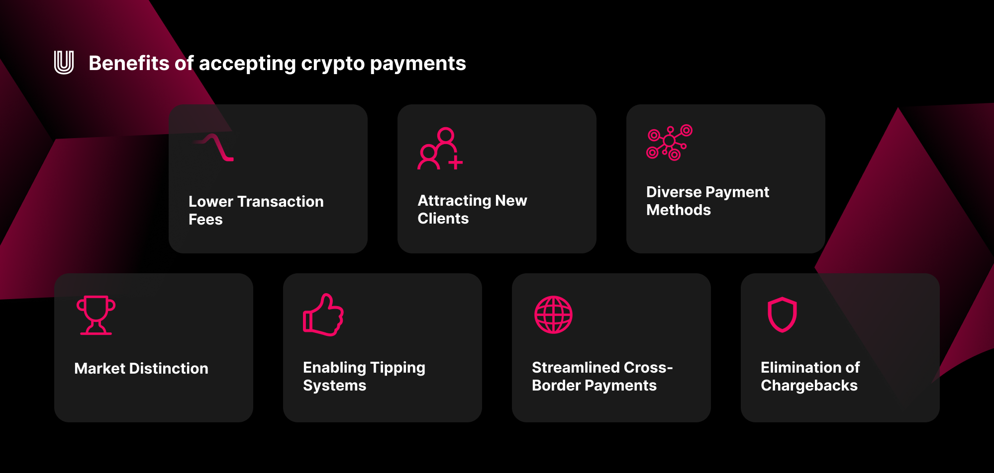 How to accept crypto payments in your app?