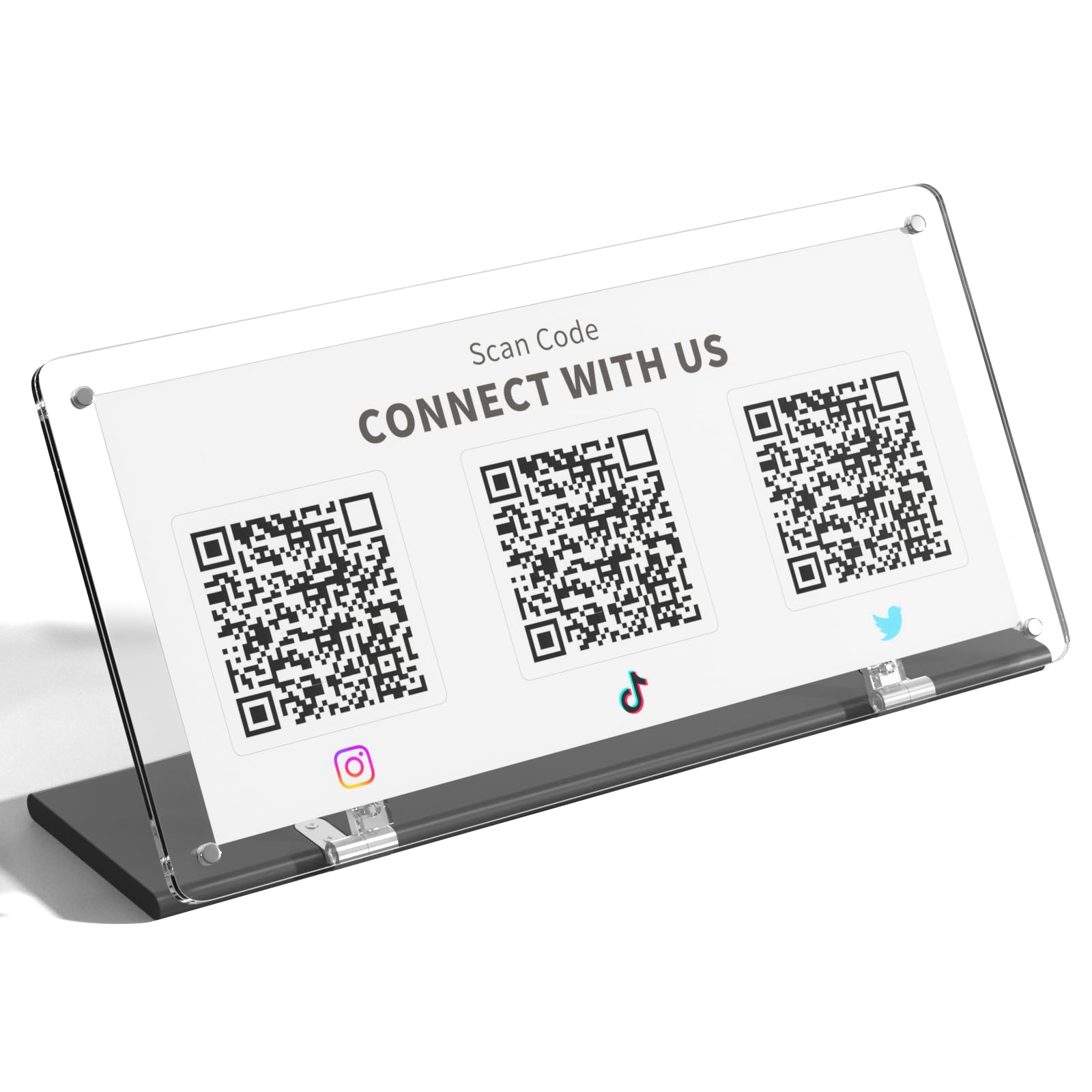Secure QR Code Stand