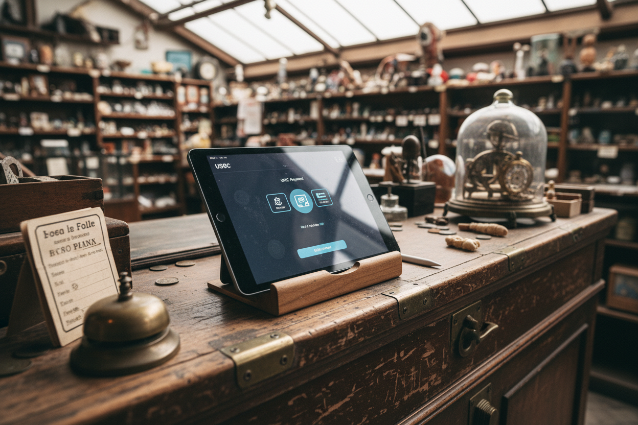 USDC POS Terminals for Retail Shops NFC Tap Payments 2026