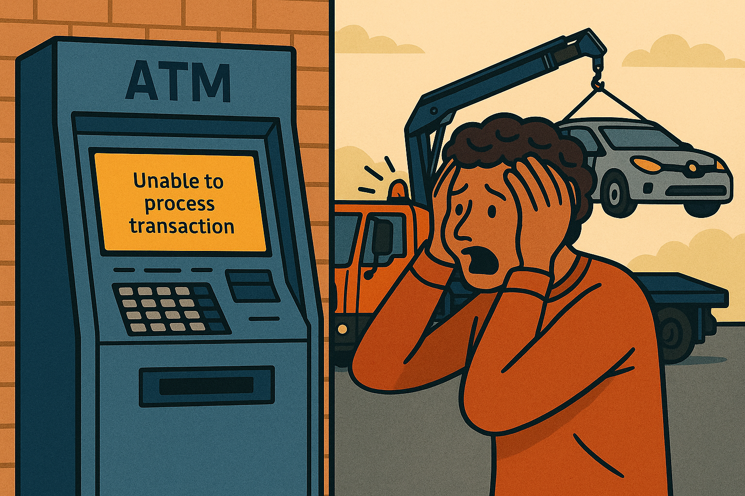 offline payment queuing icon